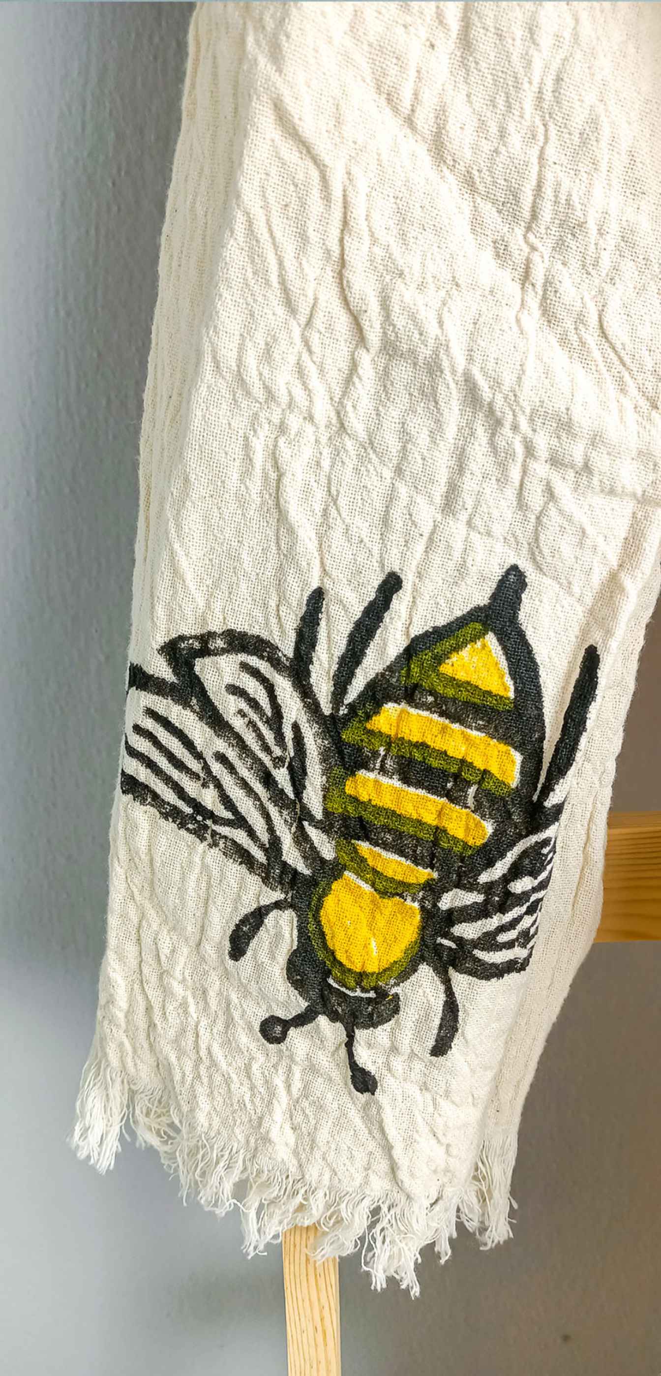 Turkisk Badrock | Handgjord Lyx med Honungsbimönster